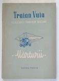 TRAIAN VUIA, REALIZAREA ZBORULUI MECANIC MARTURII