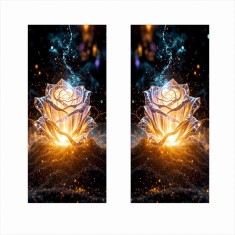 Set 2 stickere auto decorative pentru st&Atilde;&cent;lpi u&Egrave;i, 50x22 cm, print hd ecosolvent, folie orajet autoadeziv&Auml;, exterior, rezistent&Auml; la intemperii