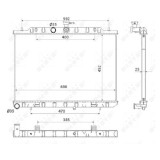 Radiator racire motor Nrf 53911