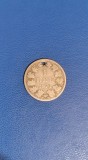 1 leu 1870 cu gaura &quot;tip medalie&quot; special pentru colectionari