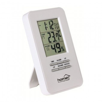 Termometru fără fir pentru interior cu ceas si umiditate Home HC 13 foto