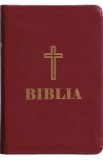 Biblia cu fermoar grena Ed.2023