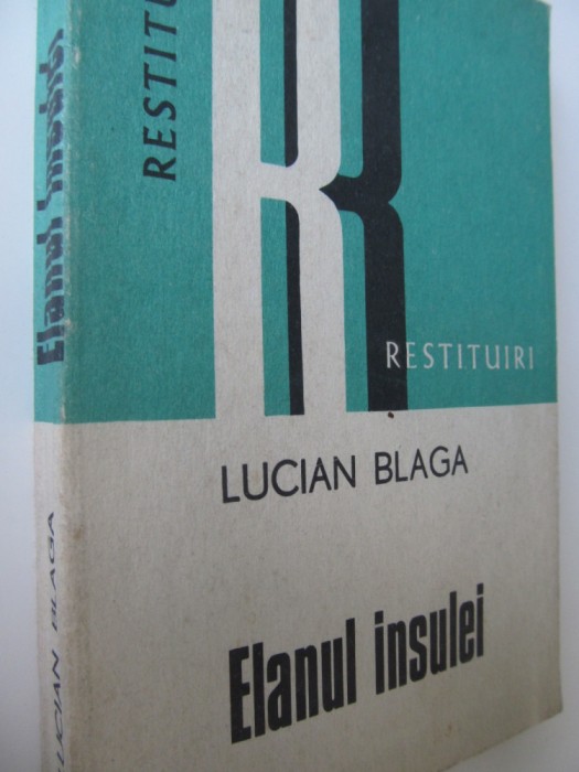 Elanul insulei - Lucian Blaga