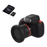 Pachet: Card memorie 32Gb + Camera foto digitala pentru copii, THD Pixels D6PRO, aspect DSLR, rezolutie foto 18 megapixeli, video FullHD, focalizare a