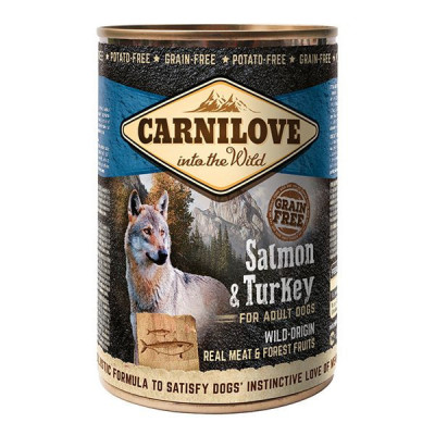 Carnilove Wild Meat Salmon &amp;amp;amp; Turkey 400g foto