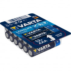 Baterii Alcaline VARTA High Energy AAA, Big Box, 12 buc foto