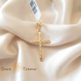 Cumpara ieftin Cruciulita placata cu aur Lumina Credintei - 3 cm