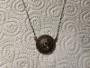 Lant Argint Vintage cu Granat, 35cm, 6g, Marcat 800, Lant Ceas Argint Vechi