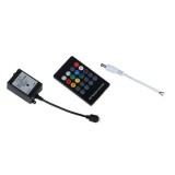 Kit iluminare ambientala cu LED pt exterior masina, multicolor, cu telecomanda, Universal