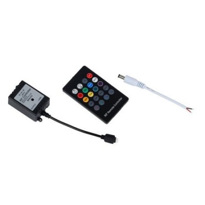 Kit iluminare ambientala cu LED pt exterior masina, multicolor, cu telecomanda foto