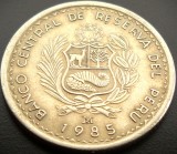 Cumpara ieftin Moneda exotica 1 INTI - PERU, anul 1985 * Cod 544 = excelentă, America Centrala si de Sud
