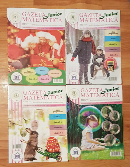 Set 4 reviste Gazeta matematica Junior