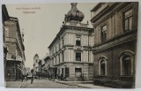 TIMISOARA , HOTEL &#039; HUNGARIA &#039; , CARTE POSTALA ILUSTRATA , DATATA 1914