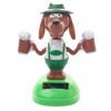 Decoratiune solara caine berar, figurina animata, multicolora, 10.5 cm, interior, interior