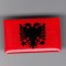 Insigna steag Albania - Editions Atlas, cu pin