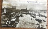 CPISTR6 Ilustrata Portul Hamburg Jonashafen Germania 1929 catre Radauti / Real Photo kepeslap Hamburg Kikoto 1929, trimisa in Romania
