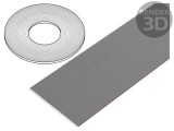 Cablu bandă 1,27mm litat Cu neecranat PVC gri 76m CONNFLY