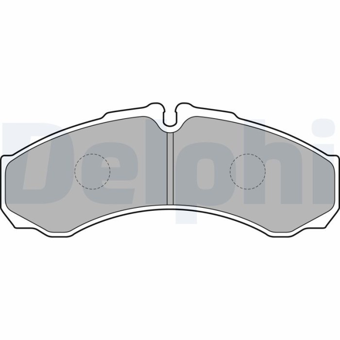 DELPHI LP1802 set placute frana,frana disc