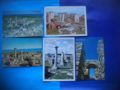 HOPCT LOT NR 800 CETATEA HISTRIA -CT-5 CARTI POSTALE-RSR-NECIRCULAT9 foto