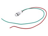 Lampă LED convexă albă 24VDC 24VAC &Oslash;10mm POLAM-ELTA