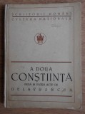 A doua constiinta : piesa &icirc;n patru acte / Delavrancea prima editie 1923