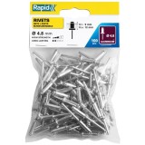 Rapid 5000382 - Nituri pop cu cap bombat 4.8x16 mm 100 bucati