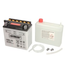 Acumulator Acid/Incarcare uscata cu acid/Pornire (vinzari limitate catre consumatori) 4 RIDE 12V 9Ah 124A R+ Cu intretinere electrolit inclus 138x77x1