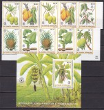 Sao Tome 1981 fructe MI 744-749A+B bl.79 A MNH, Nestampilat