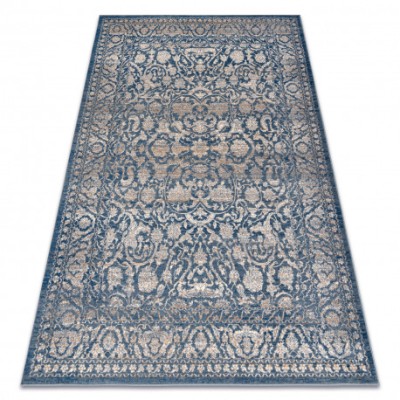 Covor L&amp;acirc;nă NAIN Ornament, cadru, vintage 7557/51644 bej / albastru, 240x340 cm foto