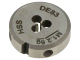 Filieră M1,2 HSS pentru filet metric dreaptă, 5mm