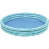 Piscina Gonflabila Copii Happy People, 150cm, 3 Inele, Albastra, PVC, 150L