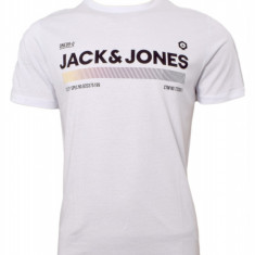 Tricou barbati Jack & Jones ONE 99, bumbac, alb, L