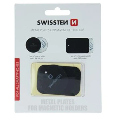 Set Sticker Swissten pentru Suport Magnetic Negru foto