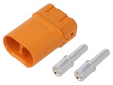 Conector alimentare DC mufă LFB50 tată AMASS cu cablu lipire PIN 2
