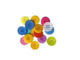 Nasturi colorati pentru activitati crafts,2 cm,20 bucati set