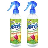 Set 2x Odorizant pentru cameră si tesaturi Asevi Primavera, 400 ml