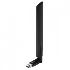 Adaptor Wireless AC600, Dual Band, antena externa, negru, EW-7811UAC Edimax