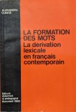 La Formation Des Mots La Derivation Lexicale En Francais Cont - Alexandra Cunita , A710