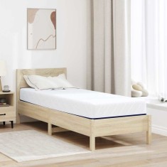vidaXL Saltea Alb, albastru 80 x 200 cm Spumă