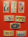 REPUBLICA DOMINICANA, SPORT MELBOURNE - SERIE COMPLETĂ + BLOC MNH (2 FOTO), Nestampilat