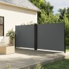 VidaXL Copertină laterală retractabilă, antracit, 160x1200 cm 4004823
