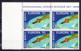 TSV$ - 1991 LP 1252 EUROPA 91 - CEPT BLOC X 4 MNH/** LUX, Nestampilat