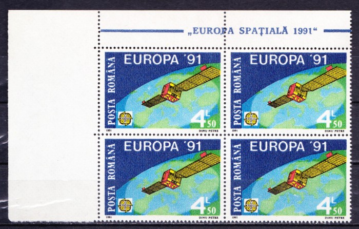 TSV$ - 1991 LP 1252 EUROPA 91 - CEPT BLOC X 4 MNH/** LUX