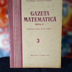 Carte - Gazeta Matematica, Seria B, anul XXII, nr. 3, martie 1971