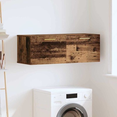 vidaXL Dulap de perete Lemn vechi 100 x 36.5 x 35 cm Lemn compozit 879564 foto