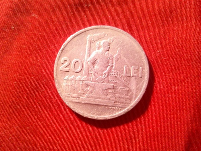Moneda 20 lei 1951 RPR cal. F.Buna