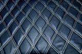 Material romb tapiterie negru / cusatura gri Cod:Y01NG