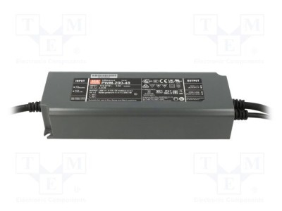 Alimentator pulsatoriu MEAN WELL 200W 48VDC pentru benzi LED foto