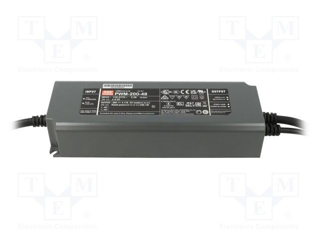 Alimentator pulsatoriu MEAN WELL 200W 48VDC pentru benzi LED