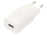&Icirc;ncărcător USB Alb 5V 1A cu Protecție OPP, OVP și SCP